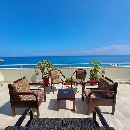 Seaview Flora'S Luxury Apartment-300Meters From The Beach Rethymno  ภายนอก รูปภาพ