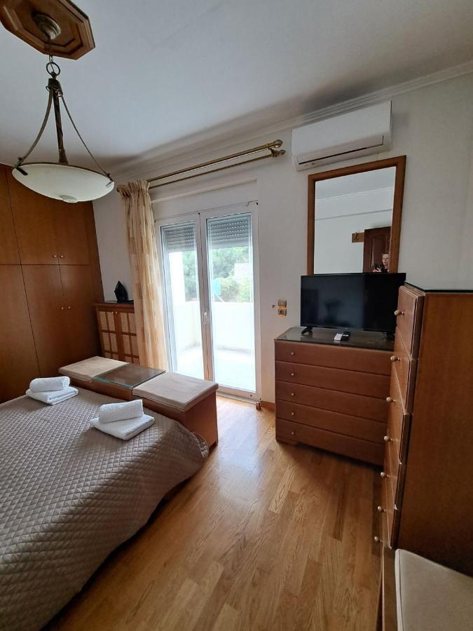 Seaview Flora'S Luxury Apartment-300Meters From The Beach Rethymno  ภายนอก รูปภาพ
