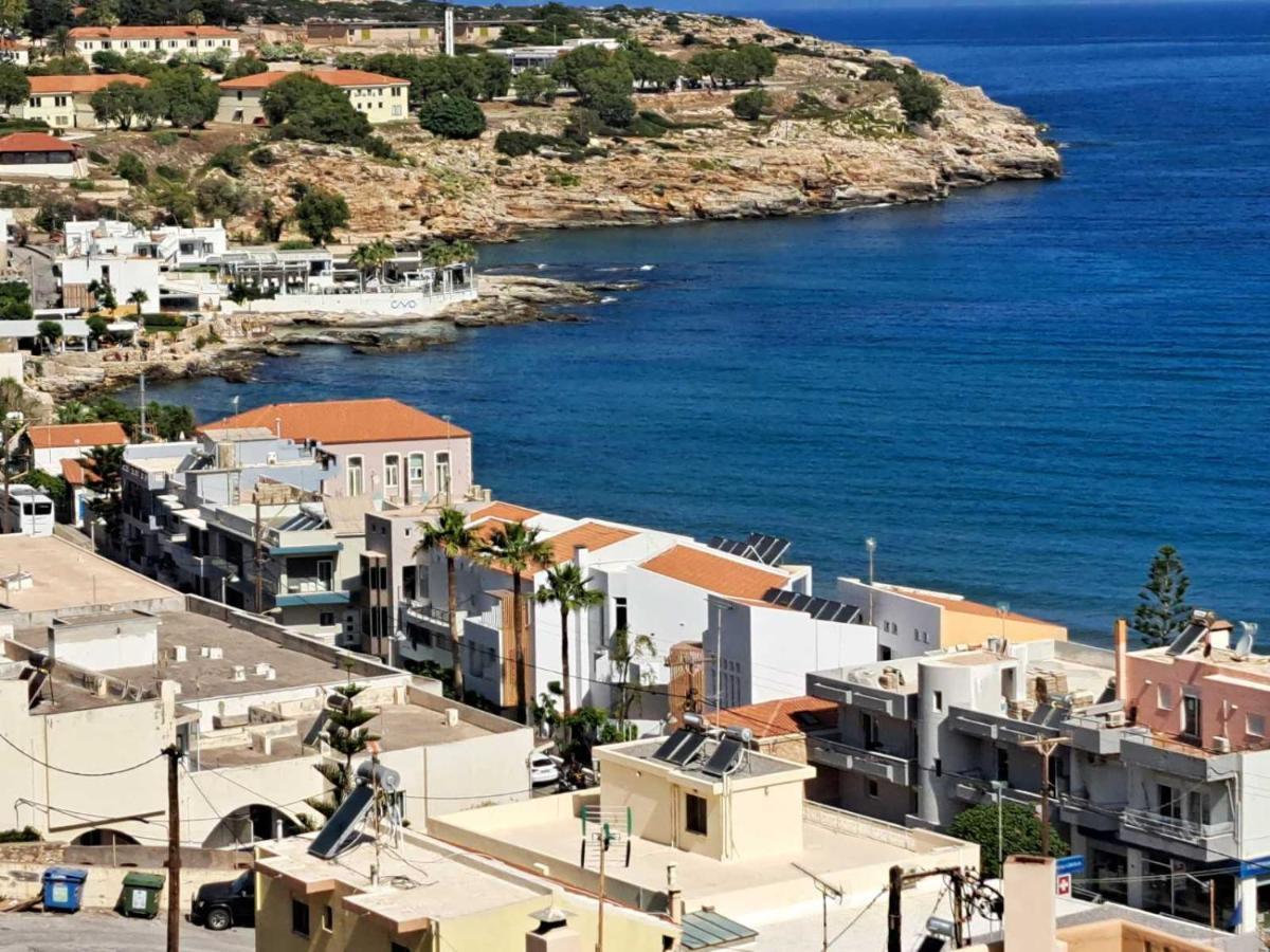 Seaview Flora'S Luxury Apartment-300Meters From The Beach Rethymno  ภายนอก รูปภาพ
