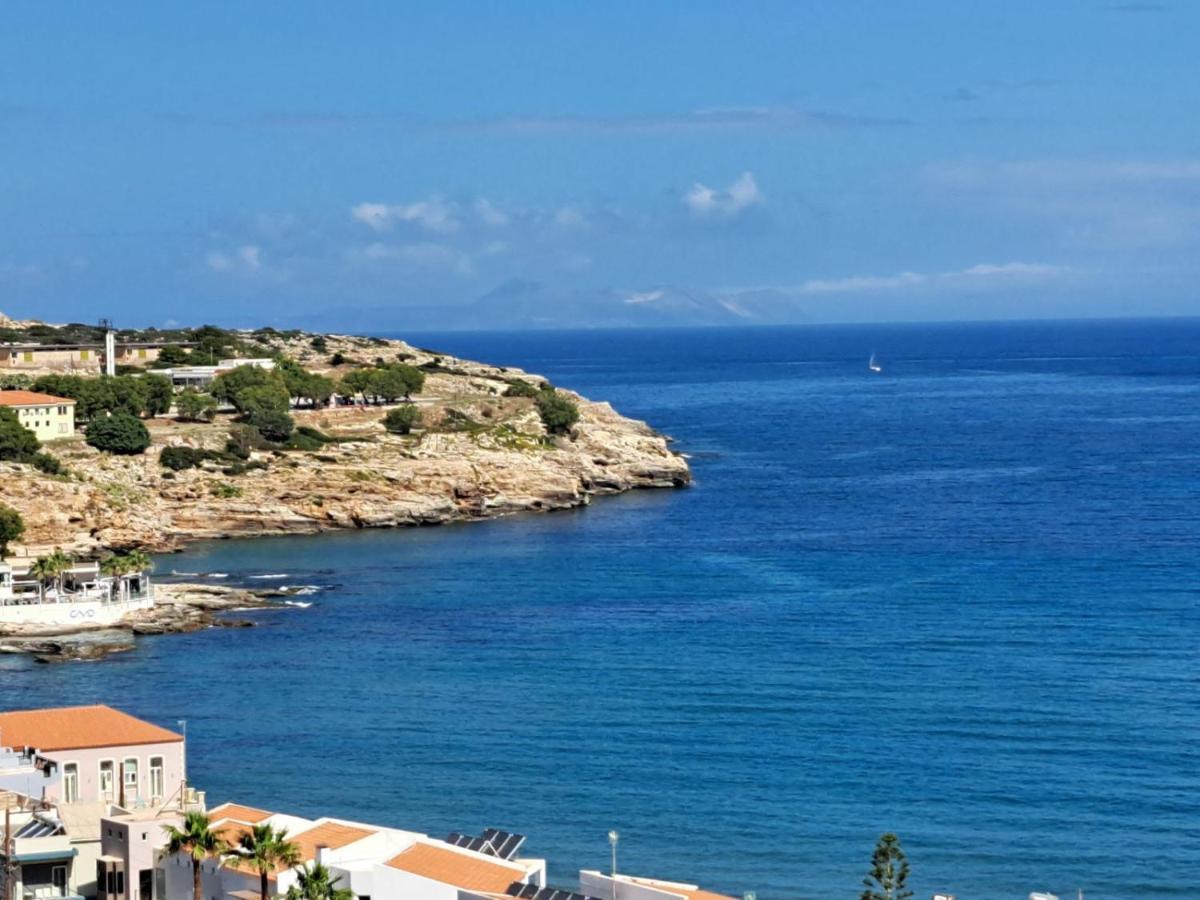 Seaview Flora'S Luxury Apartment-300Meters From The Beach Rethymno  ภายนอก รูปภาพ